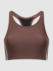 Reiss Tops | Hustle Linda The Upside Racerback Sports Bra Brown - Women