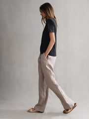 Reiss Tops | Joey Slub Cotton T-Shirt Black - Women