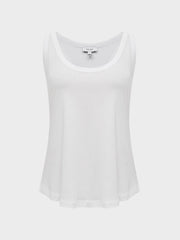 Reiss Tops | Lilly Racer Back Pima Cotton Vest White - Women