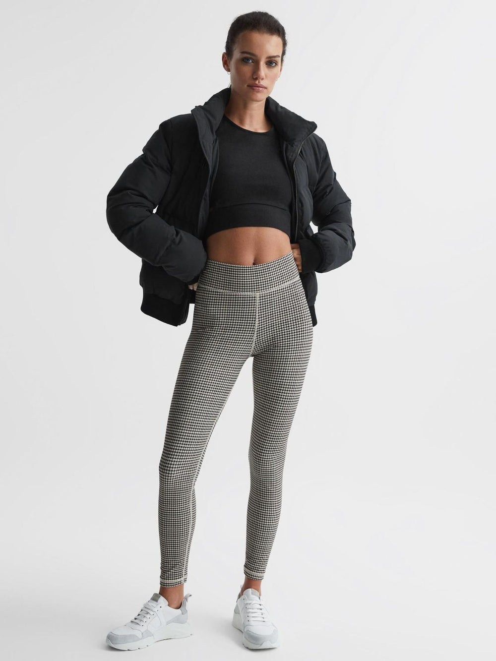 Reiss Tops | Lucy The Upside Tie Detail Top Black - Women