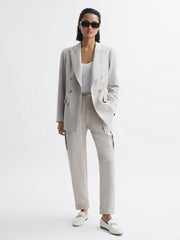 Reiss Tops | Molly Cotton Halter Neck Vest White - Women