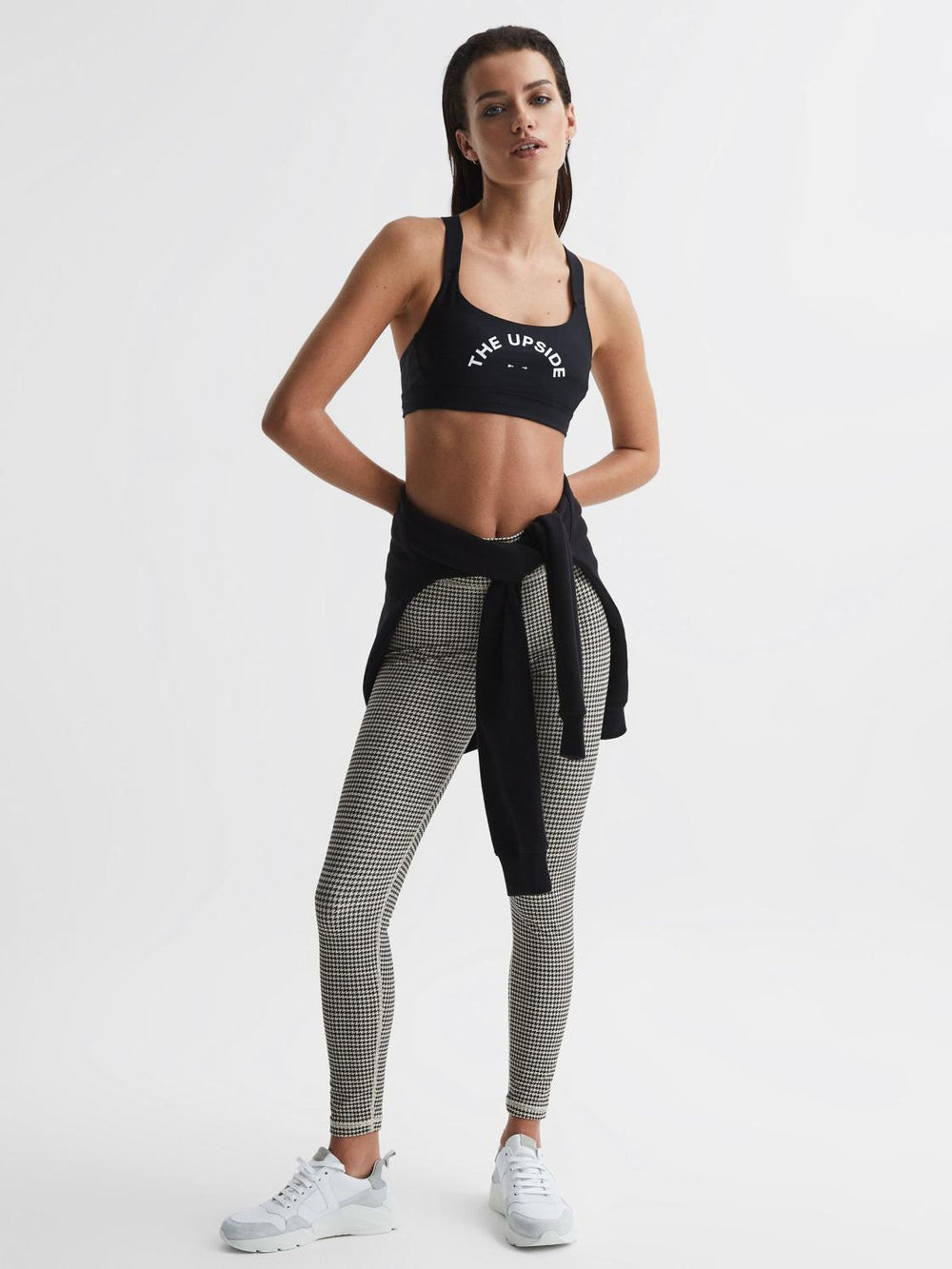Reiss Tops | Paola The Upside Matte Tech Sports Bra Black - Women