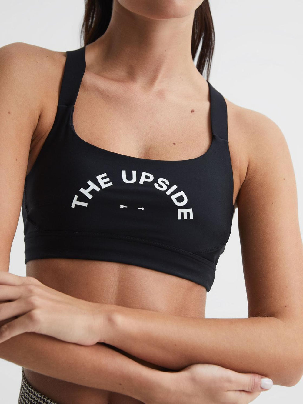 Reiss Tops | Paola The Upside Matte Tech Sports Bra Black - Women