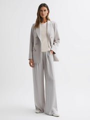 Reiss Tops | Sandy Fitted Cotton Crew Neck T-Shirt Black - Women