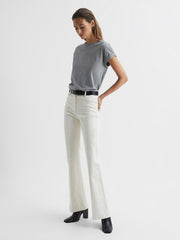 Reiss Tops | Tereza Crew T-Shirt Black - Women