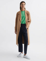 Reiss Tops | Tereza Crew T-Shirt Black - Women