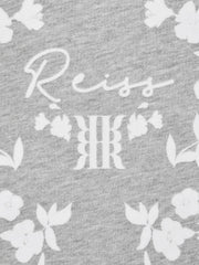 Reiss Tops & Tshirts | Bobbi Motif Crew Neck T-Shirt Grey Marl - Children