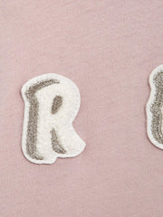 Reiss Tops & Tshirts | Bobbi Motif Crew Neck T-Shirt Pale Pink - Children