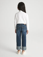 Reiss Tops & Tshirts | Carey Roll Neck Long Sleeve Top Ivory - Children
