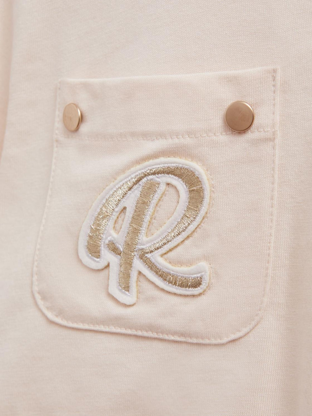 Reiss Tops & Tshirts | Chloe Embroidered Crew Neck T-Shirt Pink - Children