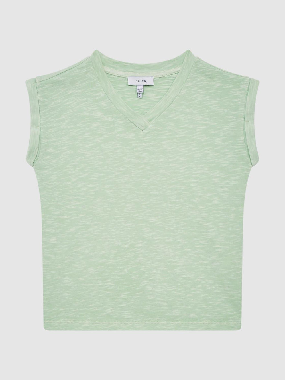Reiss Tops & Tshirts | Freddie Jersey V-Neck T-Shirt Aqua - Children