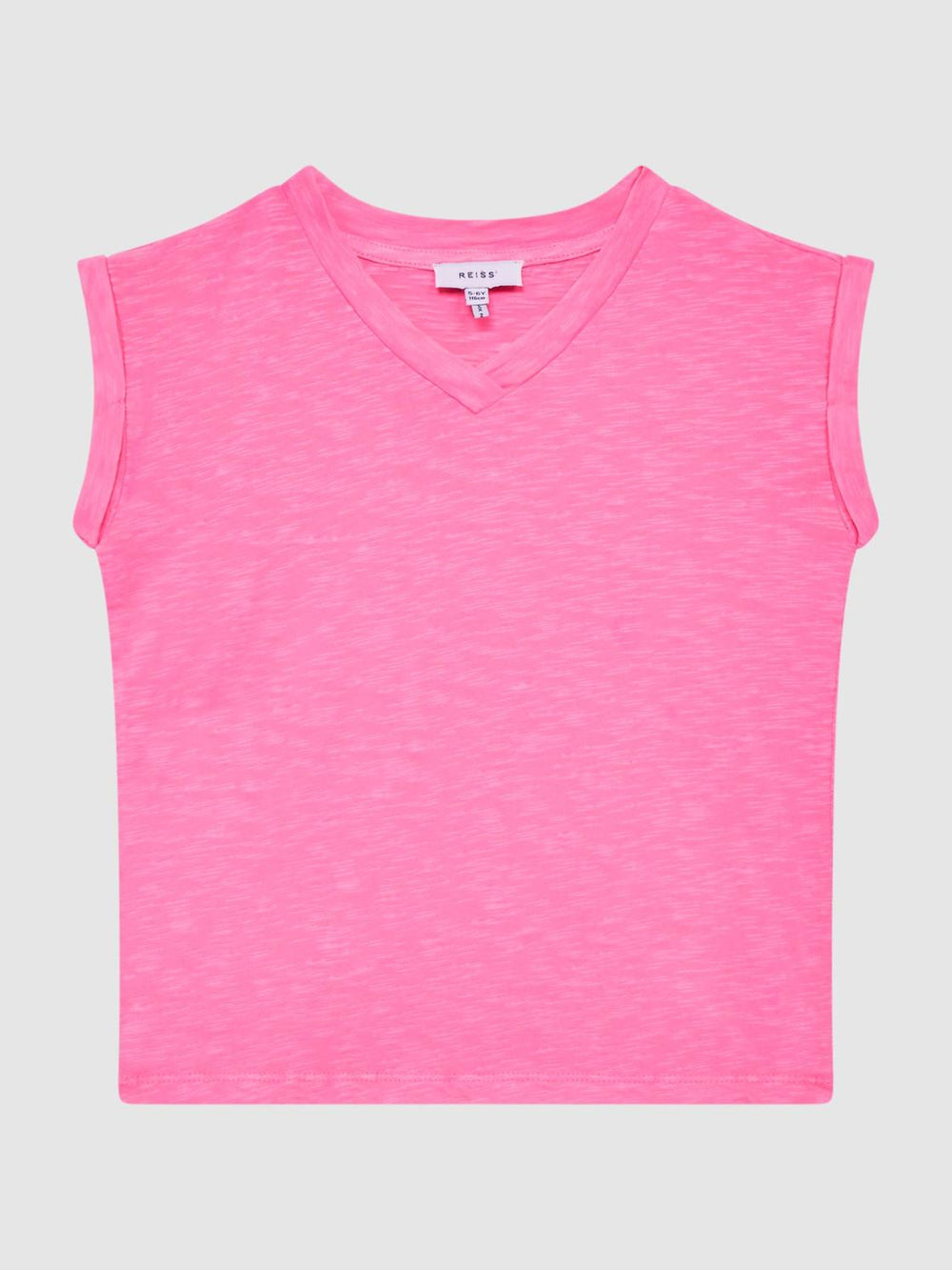 Reiss Tops & Tshirts | Freddie Jersey V-Neck T-Shirt Pink - Children