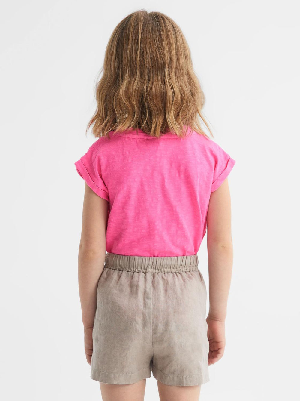 Reiss Tops & Tshirts | Freddie Jersey V-Neck T-Shirt Pink - Children
