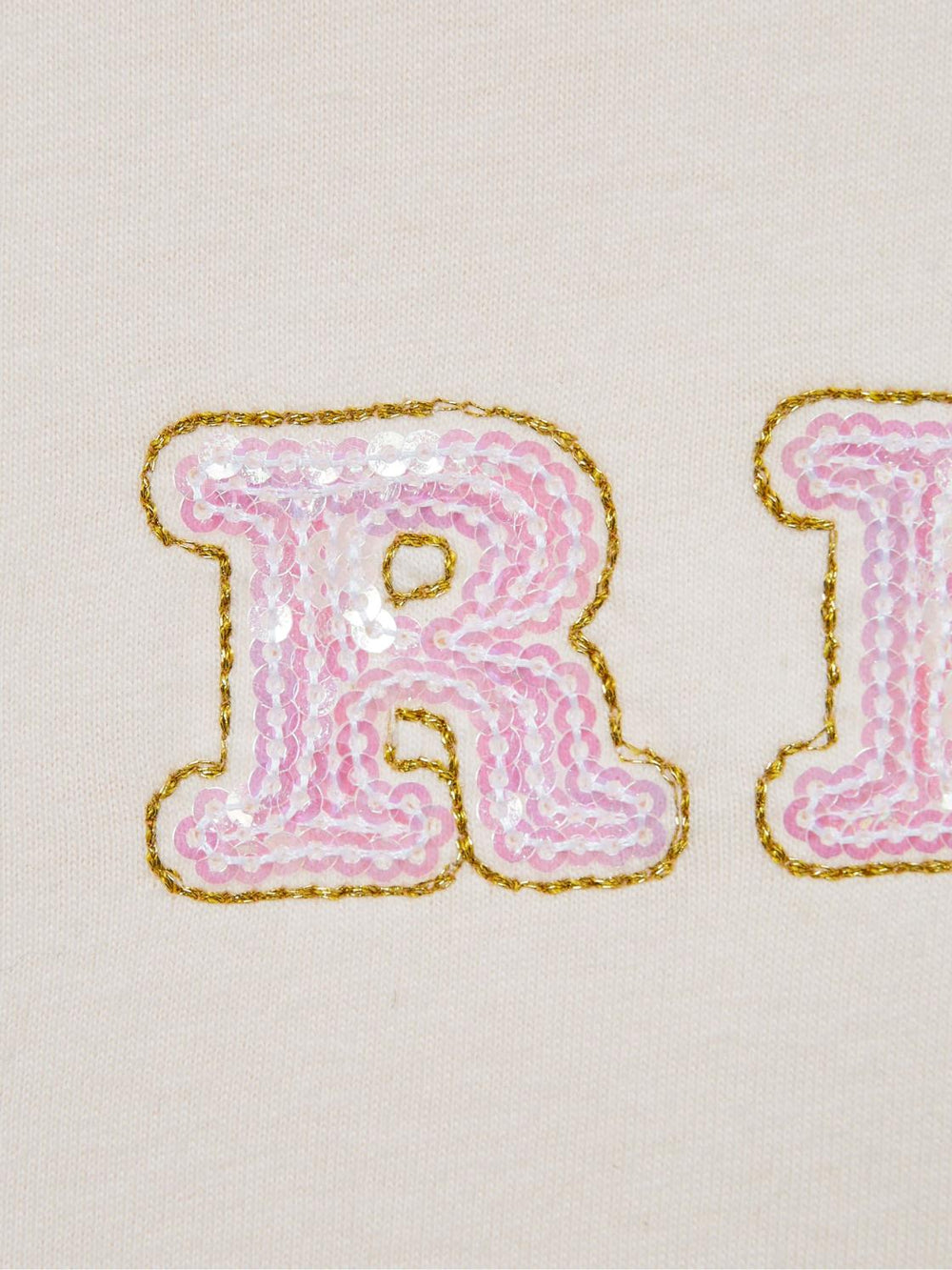 Reiss Tops & Tshirts | Jasmine Sequin T-Shirt Pale Pink - Children