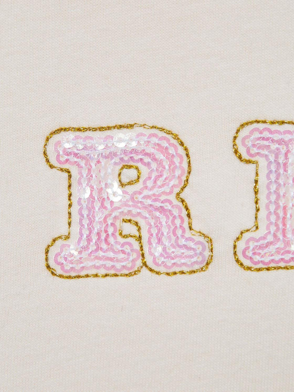 Reiss Tops & Tshirts | Jasmine Sequin T-Shirt Pale Pink - Children