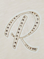 Reiss Tops & Tshirts | Tabby Embellished T-Shirt Off White - Children