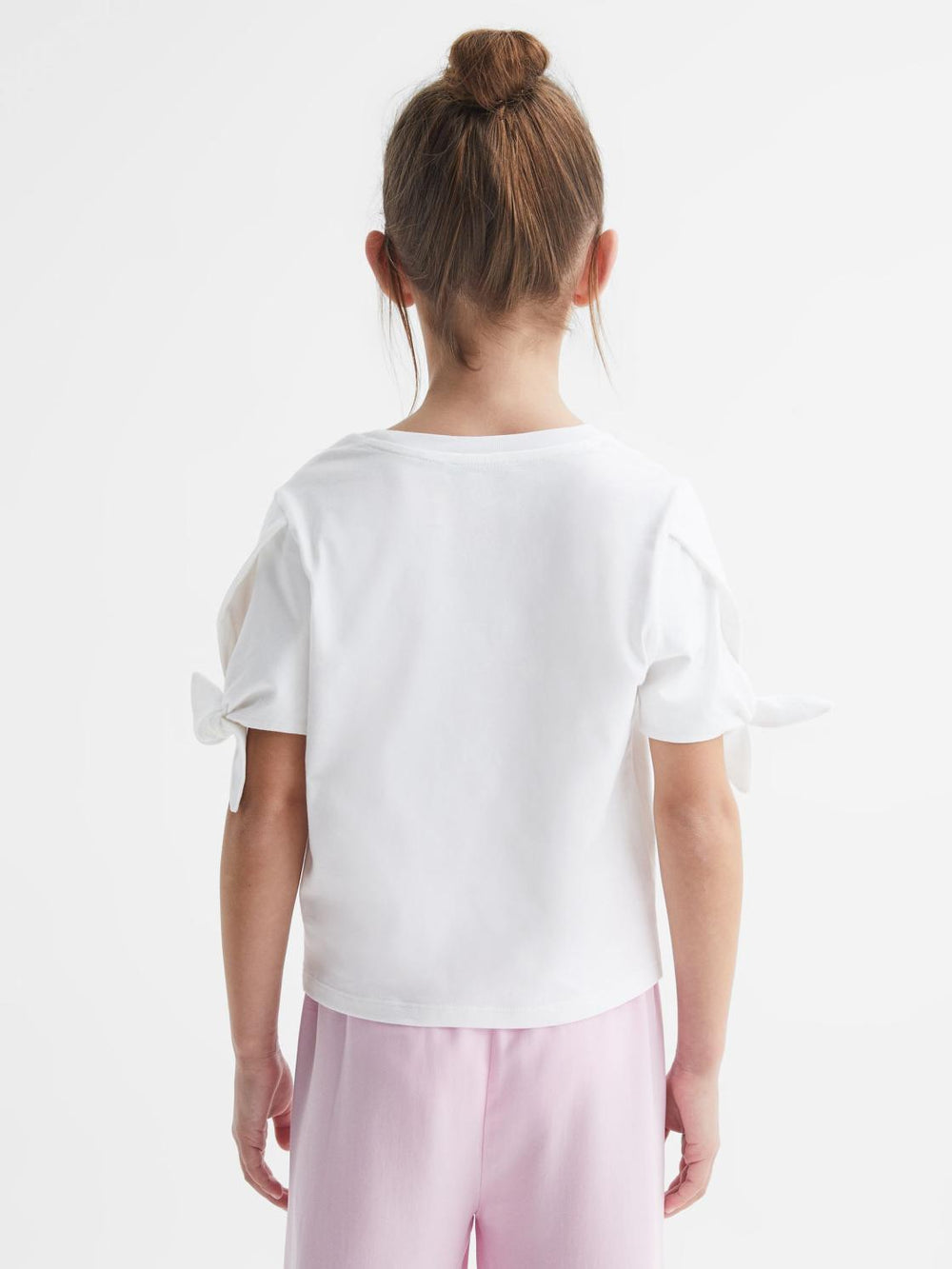 Reiss Tops & Tshirts | Tally Printed Cotton T-Shirt Pink Print - Children