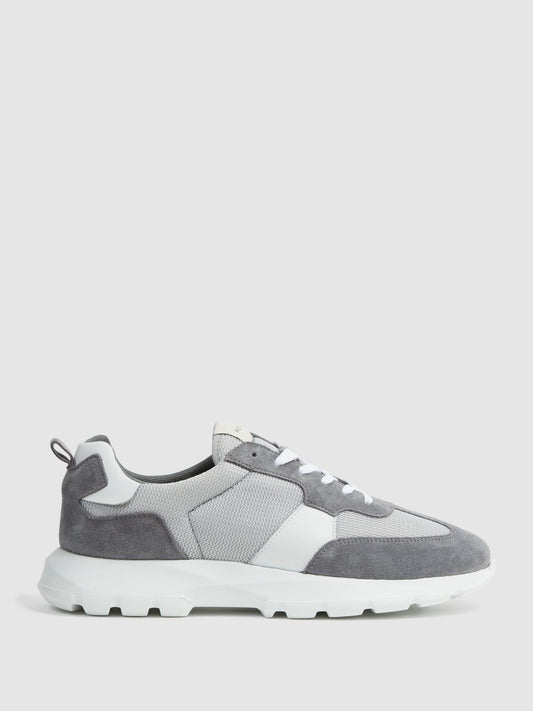Reiss Trainers | Evo Lite Running Trainers Grey - Men