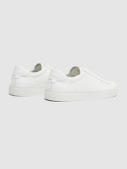 Reiss Trainers | Finley Leather Trainers White - Men