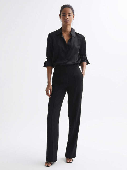 Reiss Trousers | Aleah Pull On Trousers Black - Women