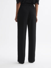 Reiss Trousers | Aleah Pull On Trousers Black - Women
