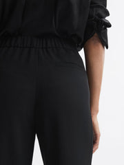 Reiss Trousers | Aleah Pull On Trousers Black - Women