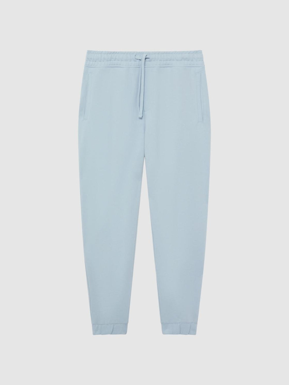 Reiss Trousers | Ali Garment Dye Joggers Ice Blue - Men