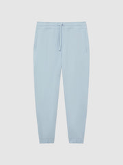 Reiss Trousers | Ali Garment Dye Joggers Ice Blue - Men