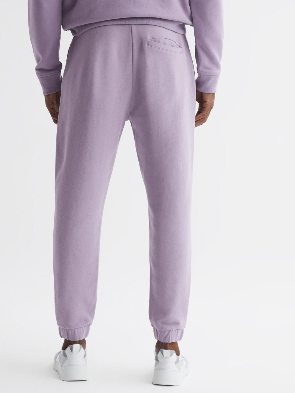 Reiss Trousers | Ali Garment Dye Joggers Lilac - Men