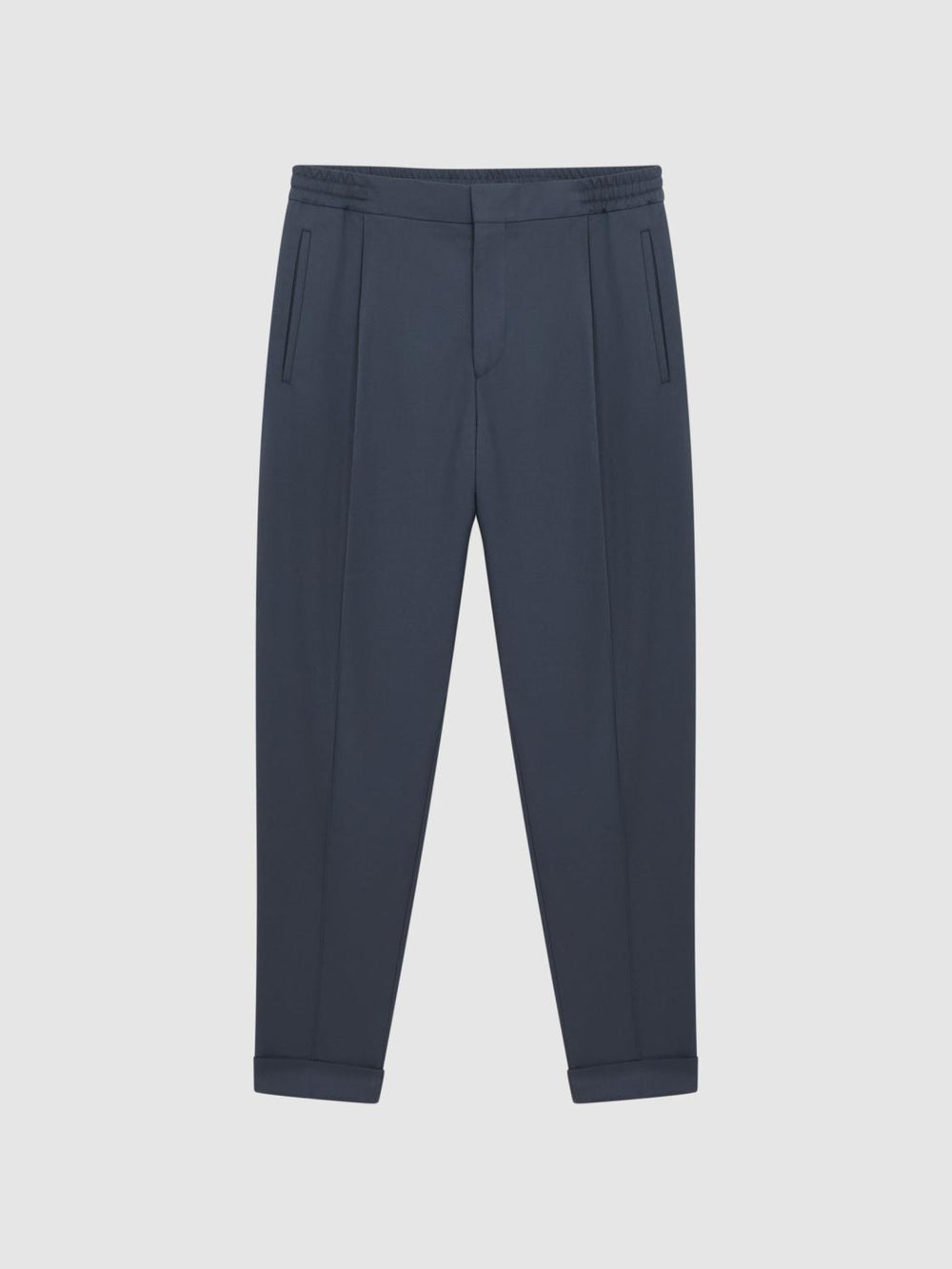 Reiss Trousers | Brighton Pleat Front Trousers Airforce Blue - Men