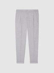 Reiss Trousers | Brighton Pleat Front Trousers Airforce Blue - Men