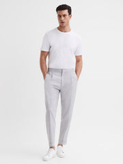 Reiss Trousers | Brighton Pleat Front Trousers Airforce Blue - Men