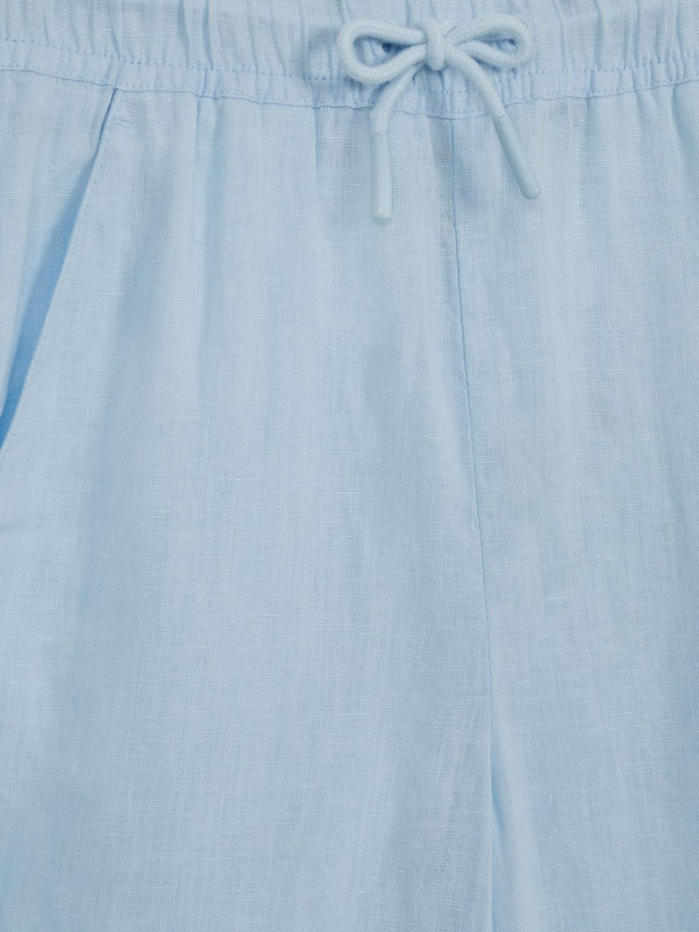 Reiss Trousers | Cleo Linen Drawstring Trousers Ice Blue - Children
