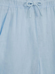 Reiss Trousers | Cleo Linen Drawstring Trousers Ice Blue - Children