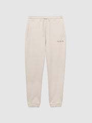 Reiss Trousers | Dawson Reiss | Ché Motif Cotton Drawstring Joggers Off White - Men
