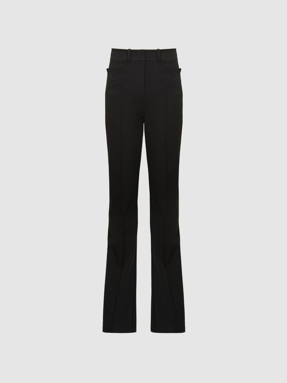 Reiss Trousers | Dylan Flared Trousers Black - Women