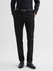 Reiss Trousers | Eastbury Slim Fit Chinos Black - Men