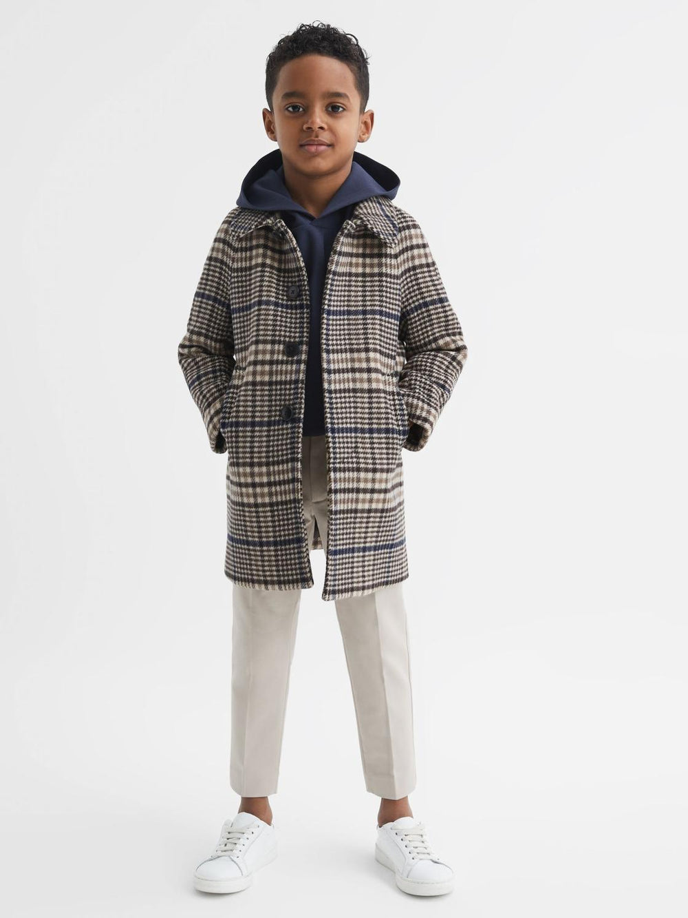 Reiss Trousers | Eastbury Slim Fit Chinos Navy - Children