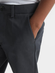 Reiss Trousers | Eastbury Slim Fit Chinos Steel Blue - Children