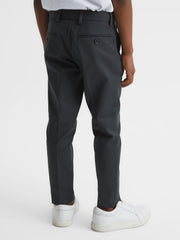 Reiss Trousers | Eastbury Slim Fit Chinos Steel Blue - Children