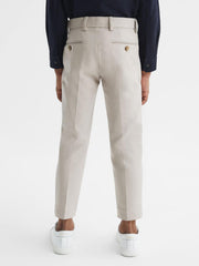 Reiss Trousers | Eastbury Slim Fit Chinos Stone - Children