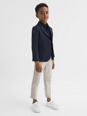 Reiss Trousers | Eastbury Slim Fit Chinos Stone - Children