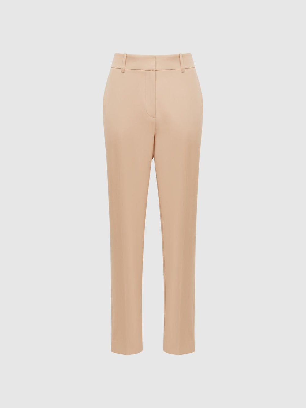 Reiss Trousers | Ember High-rise Slim Leg Trousers Camel - Women
