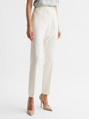 Reiss Trousers | Ember High-rise Slim Leg Trousers Camel - Women