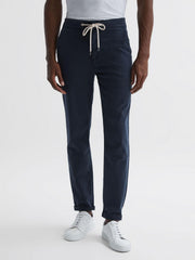 Reiss Trousers | Fraser Paige Drawstring Joggers Vintage Deep Anchor - Men