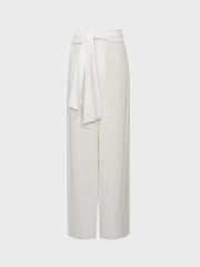 Reiss Trousers | Gemma Resort Trousers White - Women