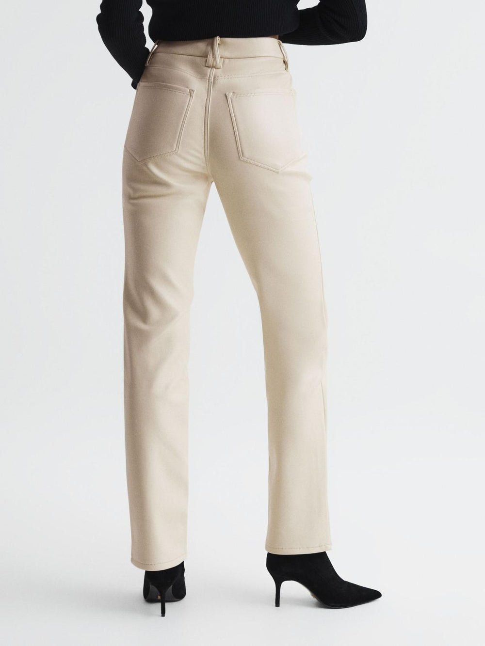 Reiss Trousers | Good American Good American Better Than Leather Pants Black - Women