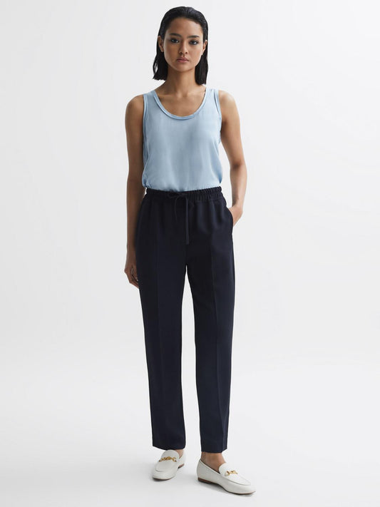 Reiss Trousers | Hailey Pull On Trousers Black - Women