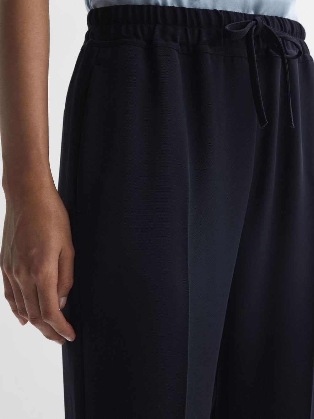 Reiss Trousers | Hailey Pull On Trousers Black - Women