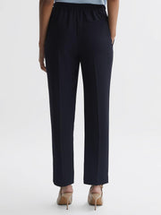 Reiss Trousers | Hailey Pull On Trousers Black - Women